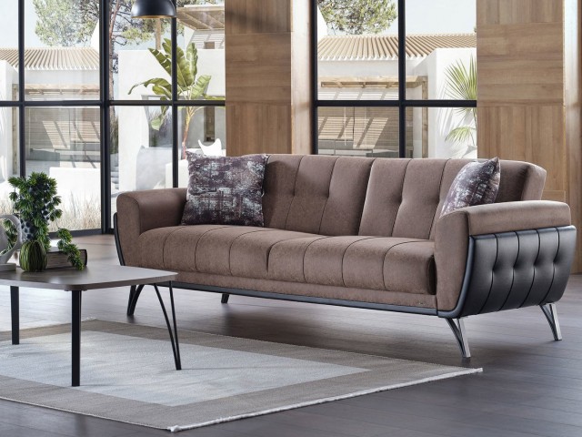 Pietro Koltuk Takımı Kahve -Siyah