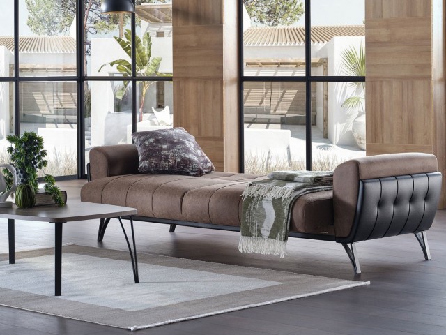 Pietro Koltuk Takımı Kahve -Siyah