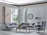 Sanvito S Koltuk Takımı Gri-Yeşil
