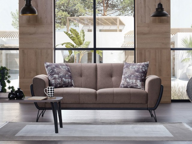 Pietro Koltuk Takımı Siyah-Kahve