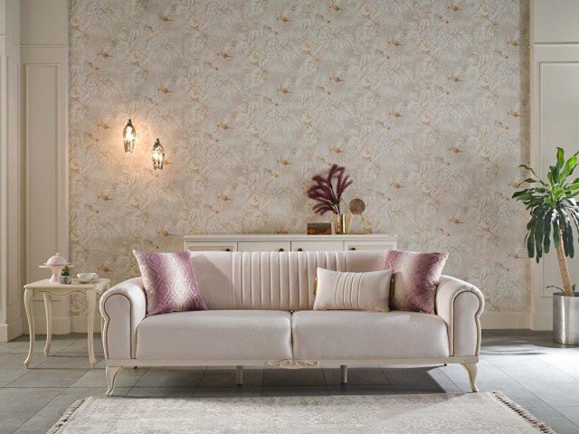 Perlino Koltuk Takımı Gül Kurusu