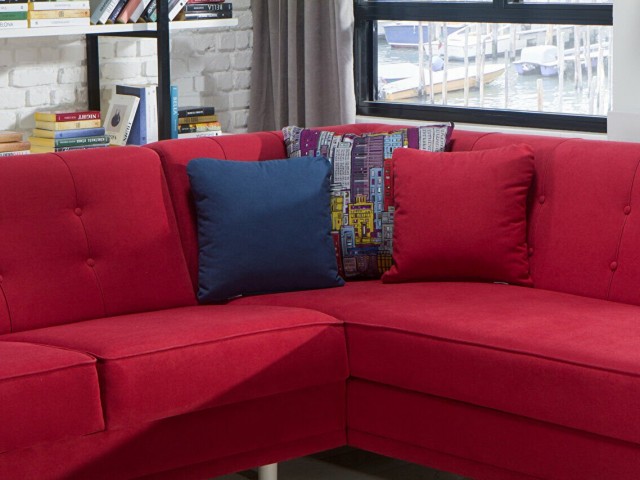 Cantona Köşe Takımı Kiremit-Lacivert