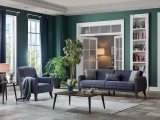 Cozy S Oturma Grubu Gri-Lacivert