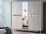 Marsilya 5 Kapılı Gardırop 5 Kapaklı