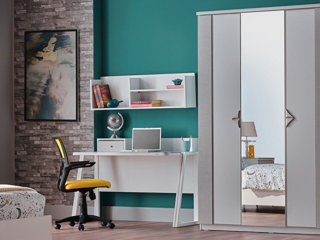 Leny 3 Kapılı Gardırop 3 Kapaklı Dolap